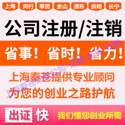 浦东曹路注册公司丨代理记账丨财务咨询丨企业变更迁移注销